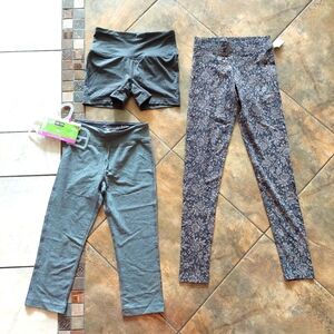 Bundle Of 3 Women's Leggings And Shorts Size XS